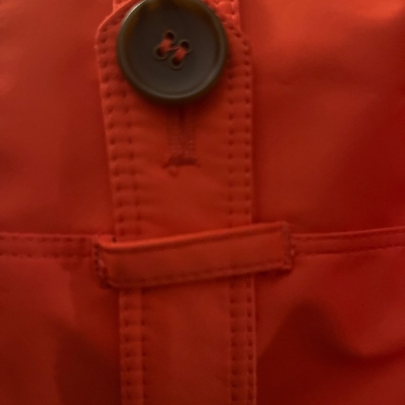 Weatherproof Women's Vibrant Red Hooded Trench Coat - Picture 3 of 4
